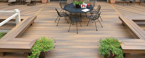 terrasse en bois composite