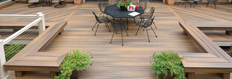 terrasse en bois composite